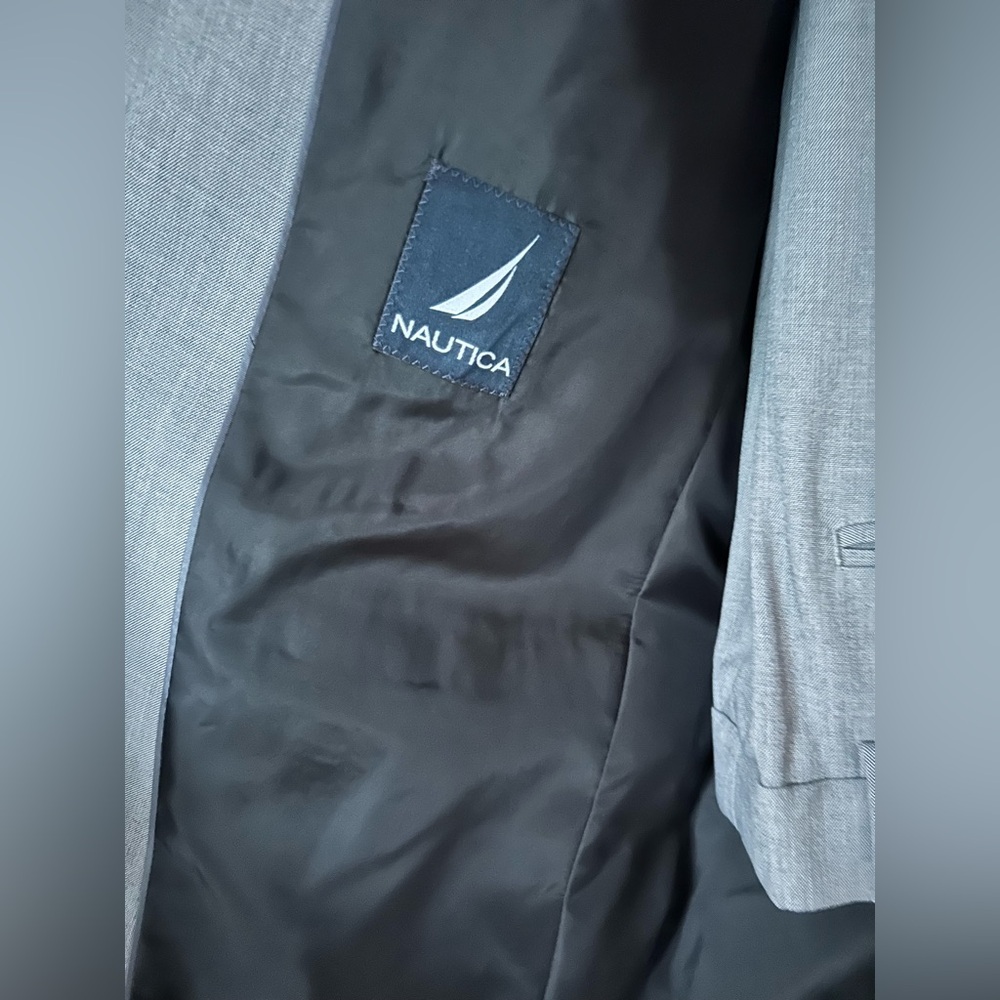 Nautica suit - pants & sports coat blazer - Picture 4 of 5